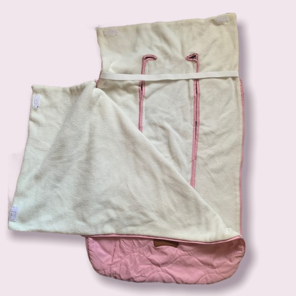 Light Pink Cozy Cuddler Infant Car Seat Cover - Picture 3 of 5